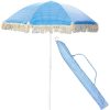 Strand- És Kerti Napernyő Rojtokkal 174 Cm, Kék