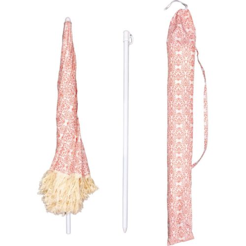 Strand- És Kerti Napernyő Rojtokkal 174 Cm, Piros