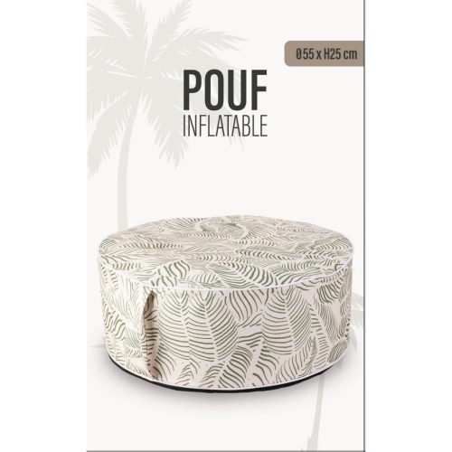 Felfújható Turista Kerti puff 55X25Cm Progarden Leaves