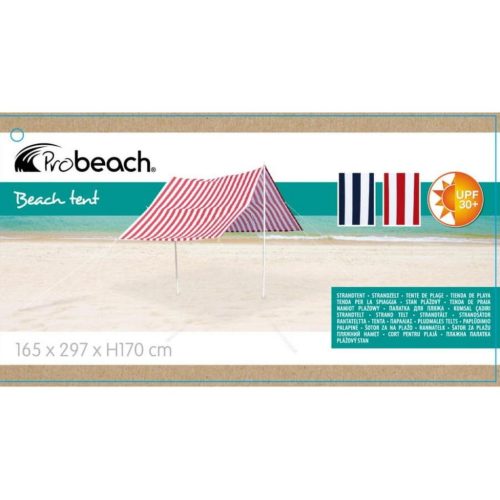 Sátortető Napvitorla Rudakkal 3X1,7M Piros