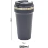 Kiváló Háztartási Termosz Utazó Bögre 500Ml - Antracit