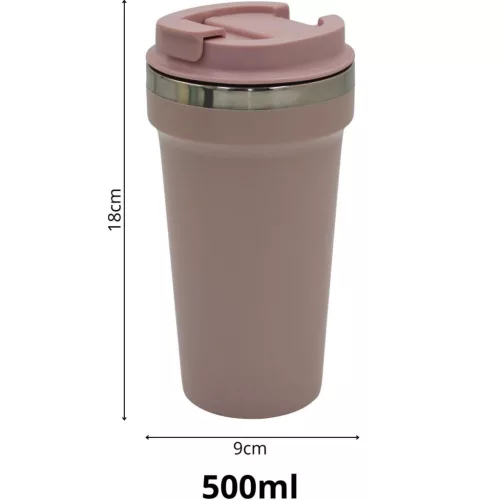 Kiváló Háztartási Termosz Utazó Bögre 500Ml - Mezetlen Színű