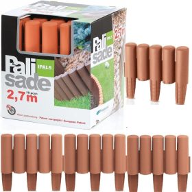 Kerti Palisád Gyepszegély 270Cm Ipal 5 Terrakotta