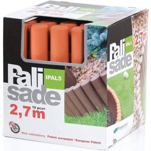 Kerti Palisád Gyepszegély 270Cm Ipal 5 Terrakotta