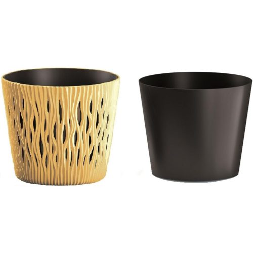 Homokos Kerek Cserép Átmérőjű 22 Cm Mocca