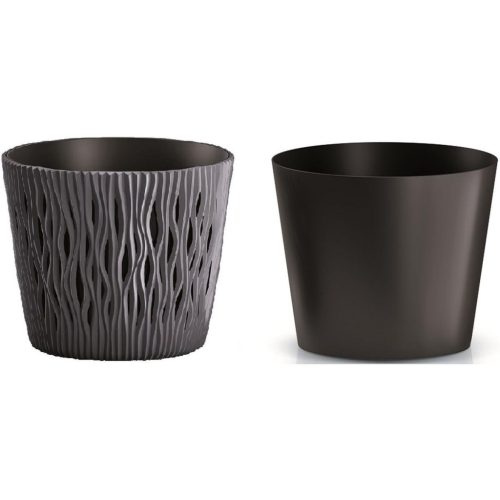 Sandy Kerek Cserép Átmérőjű 22 Cm Antracit