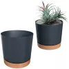 Tubo Pm Antracit Virágcserép 13Cm
