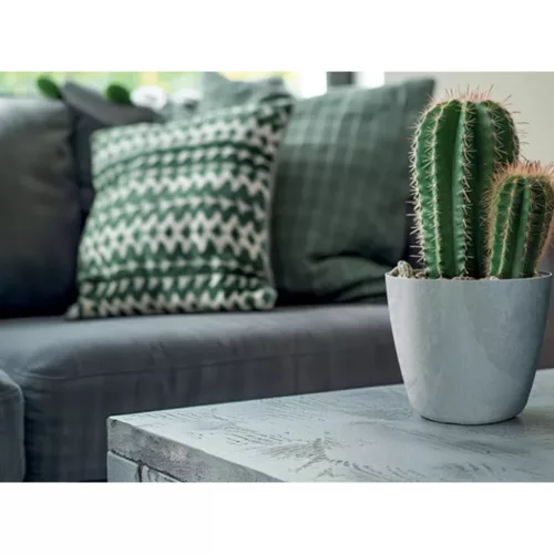 Mate Beton Hatású Virágcserép 14Cm Antracit