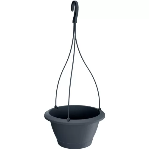 Respana Függő Virágcserép Antracit 24Cm