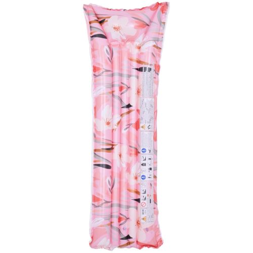 Felfújható Matrac Virágok 174X59X18Cm 33258 Rózsaszín