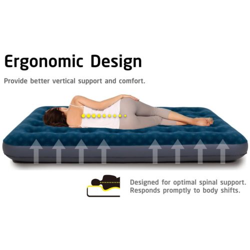 Felfújható matrac 2 Személyre 3D Nyomtatással 191X137X22Cm 24495