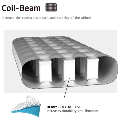 Felfújható matrac 1 Személyes 3D Nyomtatással 191X99X22Cm 24502