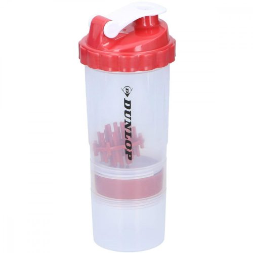 Dunlop Shaker, 3 az 1-ben, fitnesz, 500 ml, piros