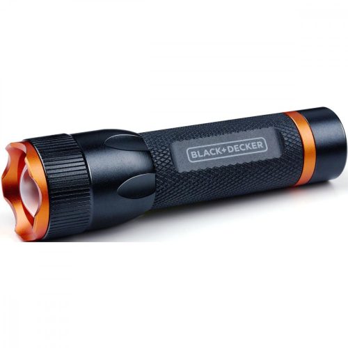 taktikai alumínium zseblámpa 1w 60lumens black+ decker