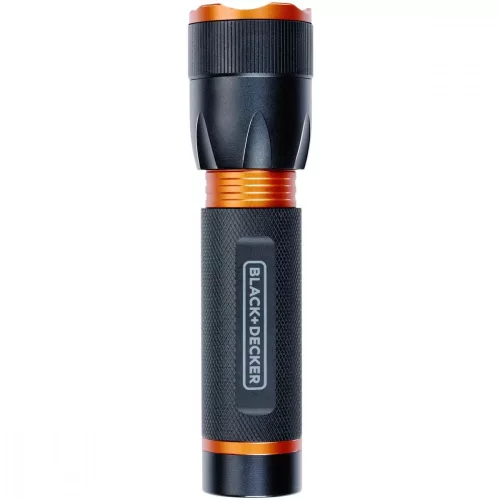 taktikai alumínium zseblámpa 10w 400lumen fekete+decker