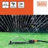 Turbo Oszcillációs locsolófej 19 Fúvókával Black + Decker
