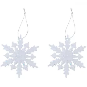 hópehely bauble függő 2 db minta 12 karos