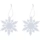 hópehely bauble függő 2 db minta 12 karos
