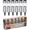Napelemes Lámpa 4,5X15Cm Inox 6 Db Grundig