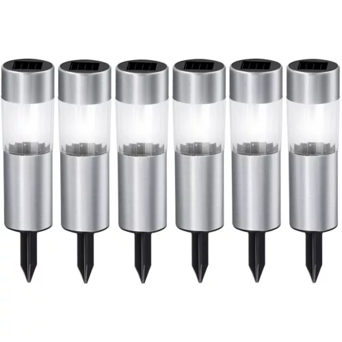 Napelemes Lámpa 4,5X15Cm Inox 6 Db Grundig