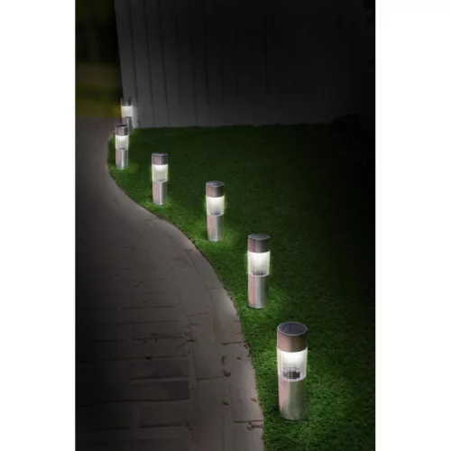 Napelemes Lámpa 4,5X15Cm Inox 6 Db Grundig