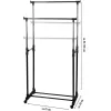 Gardrób Ruhafogas 75X42X93-158Cm Alpina