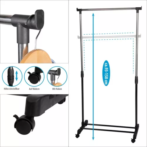 Gardrób Ruhafogas 78X41X93-158Cm Alpina