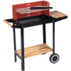 Kerti Grillkocsi 85X42X83Cm Piros