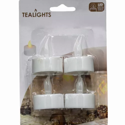 4 Db-Os Led-Es Teamécses Készlet