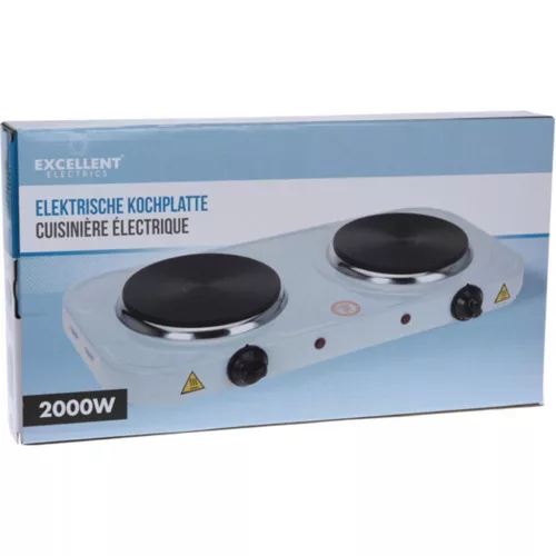 Elektromos Túrista Főzőlap 2 Égőhely 1000W 230V Kiváló Elektromosság
