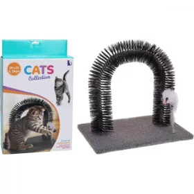   Ansamblu de joaca, cu soricel, pentru pisici, 34x34x25 cm, colectia Pets, culoarea negru