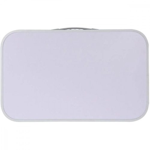 alacsony turista asztal 56x34x24cm, fehér vörösszínek