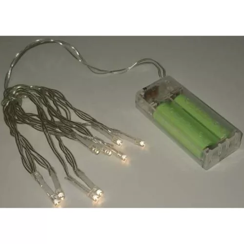 Dekoratív Papírcsillag Led Világítással 60Cm Ezüst