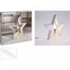 Dekoratív Csillag Led Világítással 35 Cm Fehér