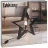 Dekoratív Csillag Led Világítással 35Cm Fekete