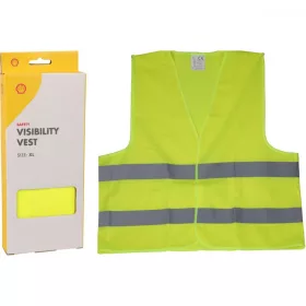 shell figyelmeztető fényvisszaverő mellény