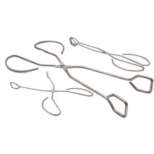 grillcsipesz hosszú 27cm ezüst