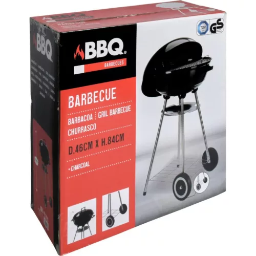 Kerti Grill Gömb Alakú Rex, Acél, Átmérő: 46 Cm