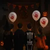 Halloween Dekoratív Lufi Véres Kéznyomat 10 Db