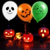 3 Db-Os Halloween Led-Es Dekoratív Lufi