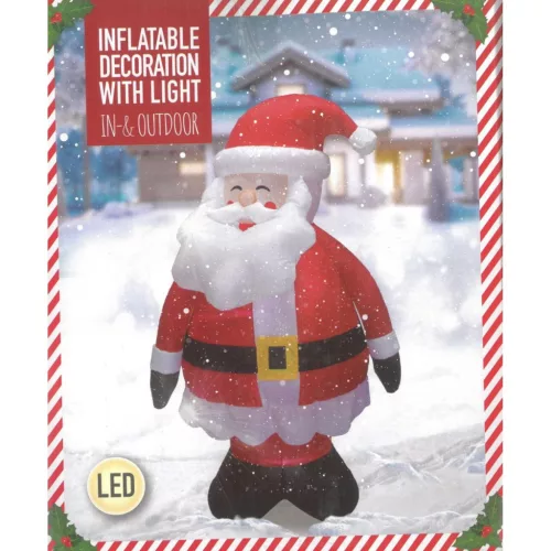 Felfújható Mikulás Önfújós Kültéri 150 Cm Led