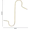 Fém Horgokok Golyókhoz 50 Db Arany