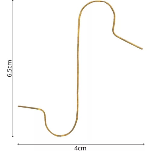 Fém Horgokok Golyókhoz 50 Db Arany