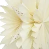 3D Dekoratív Papír Csillag 50Cm Fehér