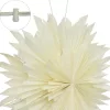 3D Dekoratív Papír Csillag 50Cm Fehér