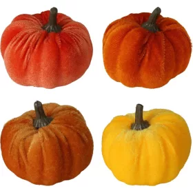 Halloween Tök Dekoratív Figura 4 Db