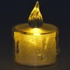 Díszgyertya 3,6X5 Cm Díszített Led