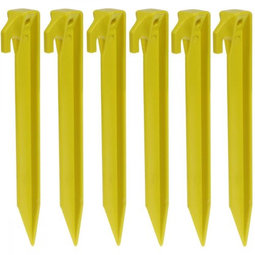 sátorcövek 23cm szett. 6 db műanyag redcliffs