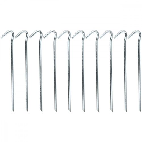 sátorcövek 23cm szett. 10 db fém redcliffs