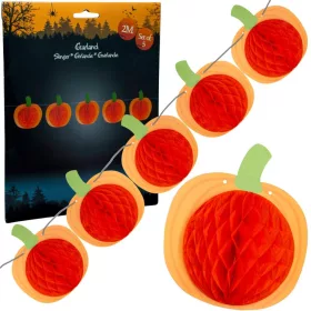 Halloween Tök Dekoratív Füzér